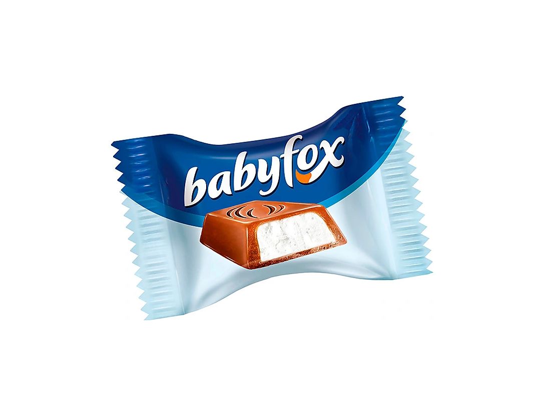 Конфеты BabyFox MINI шоколадные с молочной начинкой 1 кг