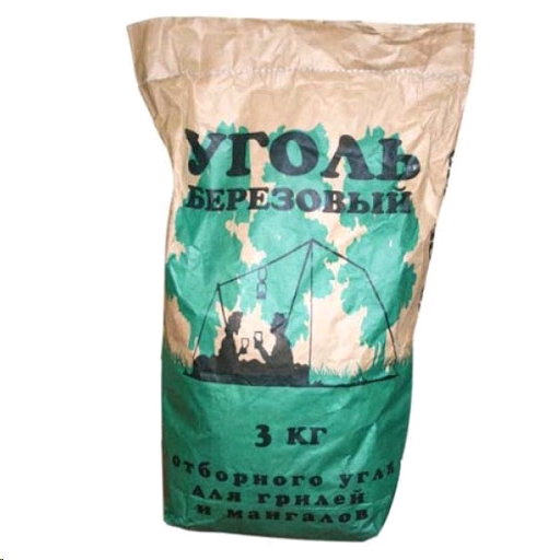 

Уголь древесный 3 кг аксесуары, Бежевый