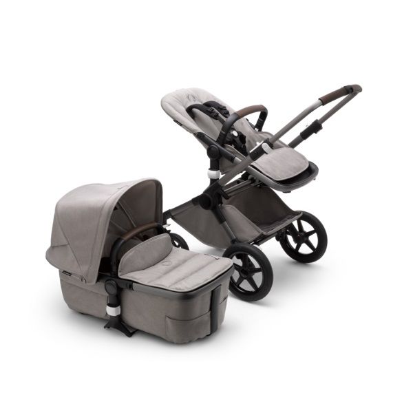 

Коляска Bugaboo fox3 mineral 2 в 1 graphite/ light grey 2306010033, FOX3