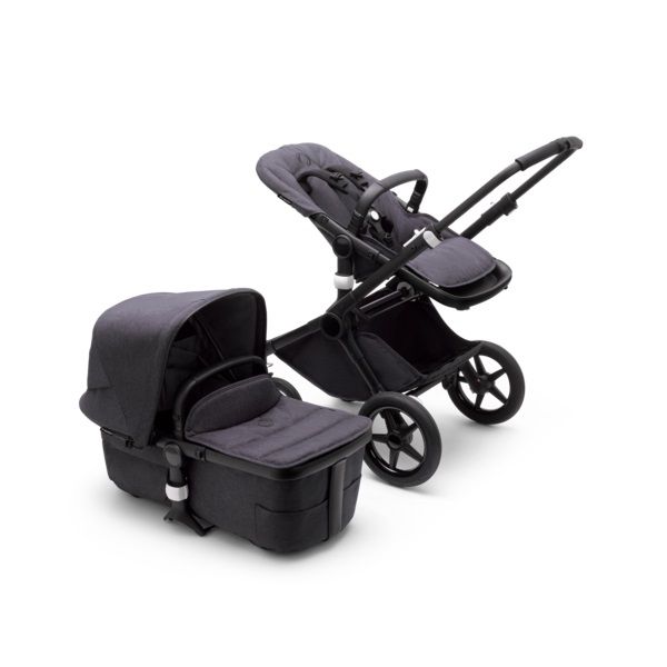 

Коляска Bugaboo fox3 mineral 2 в 1 black/ washed black 2306010034, FOX3