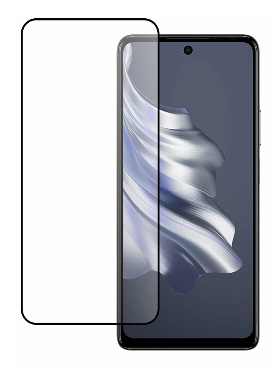 

Защитное стекло PERO Full Glue для Tecno Spark 20 Pro (Черный)