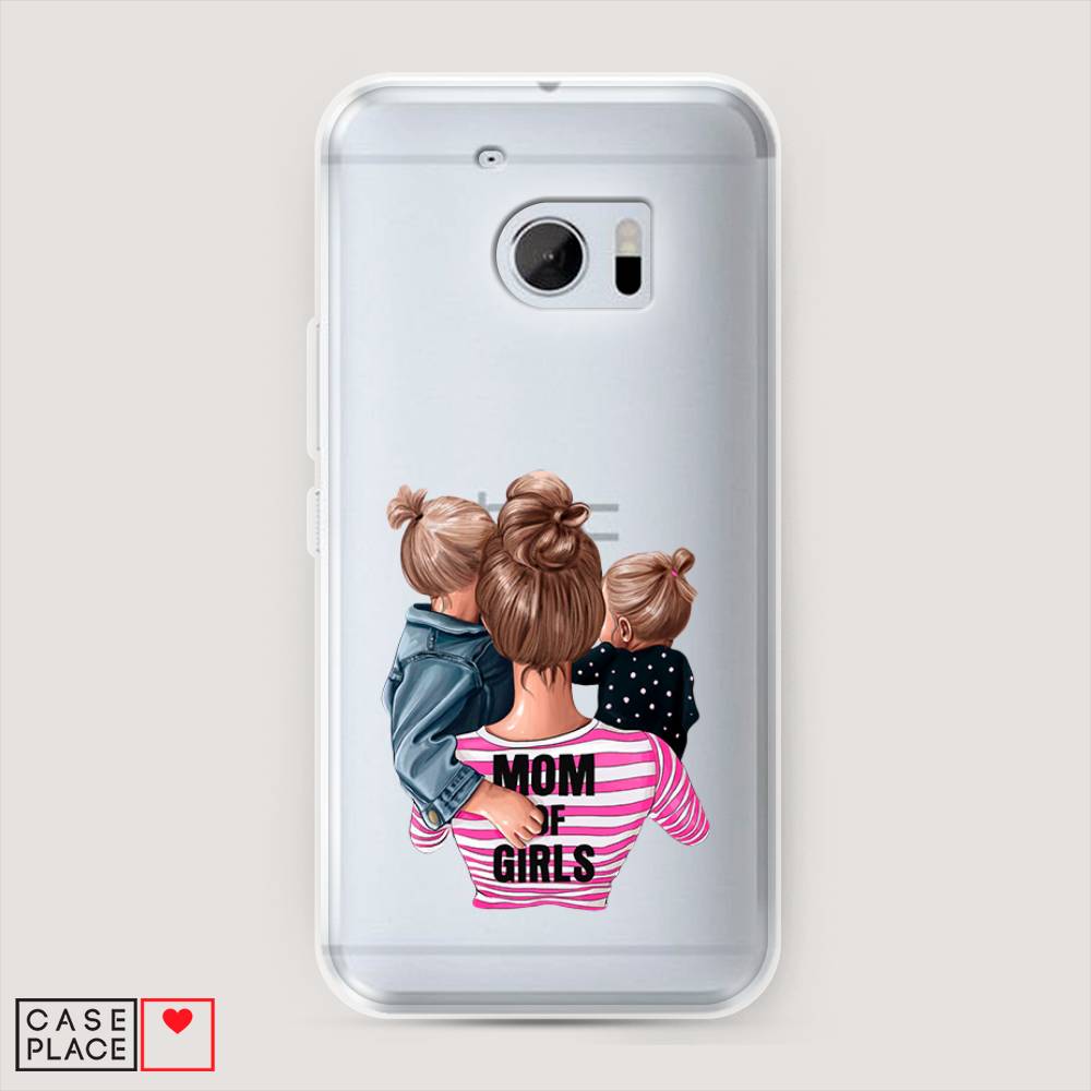 

Чехол Awog на HTC One M10 (HTC 10) / Эйчтиси One M10 (Эйчтиси 10) "Mom of Girls", 101950-6