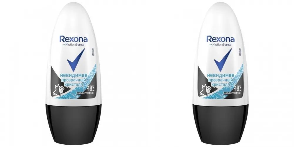 

Део-шарик Rexona Чистая вода Прозрачный кристалл, 50 мл, 2 шт