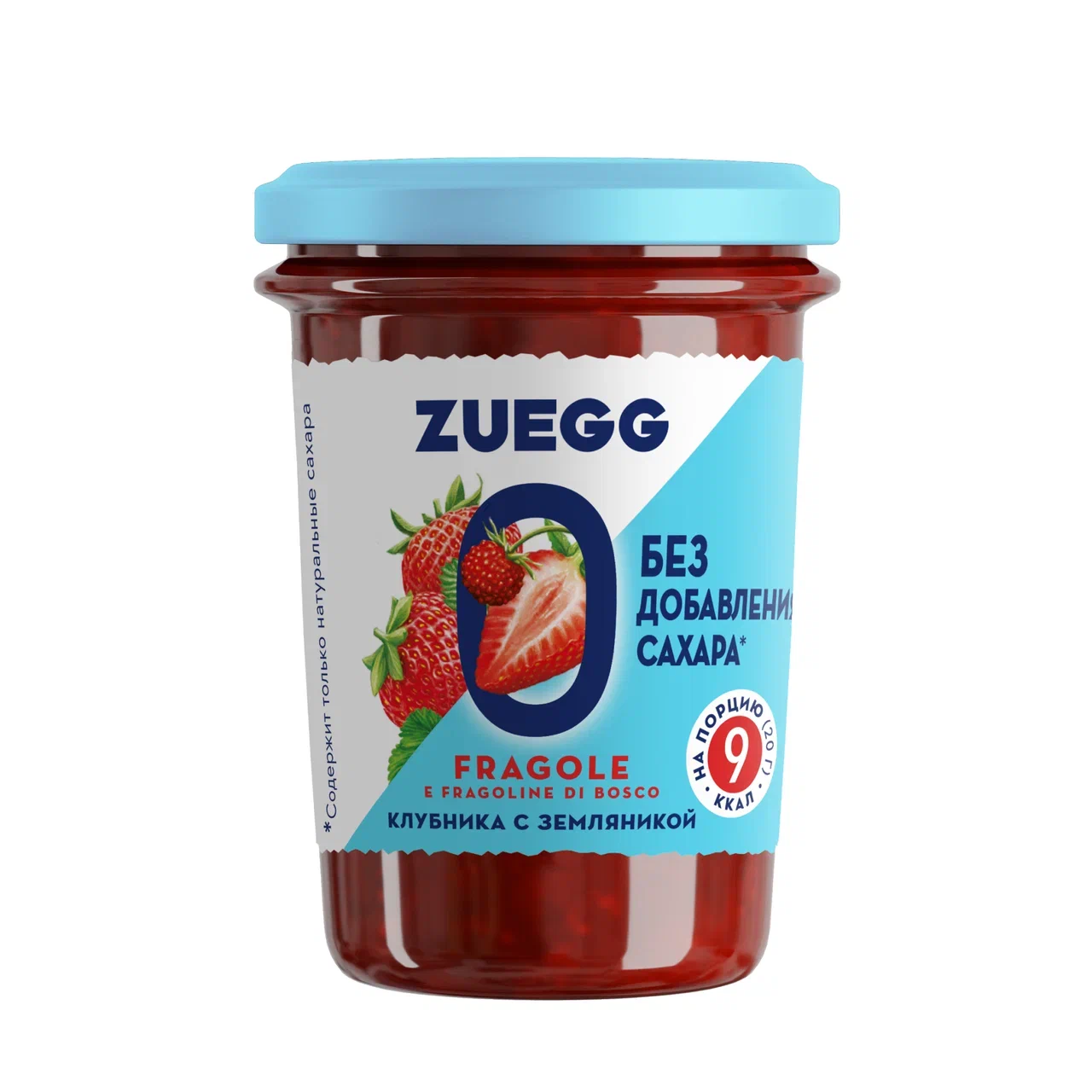 Конфитюр Zuegg Клубника,без добавления сахара, 220 г