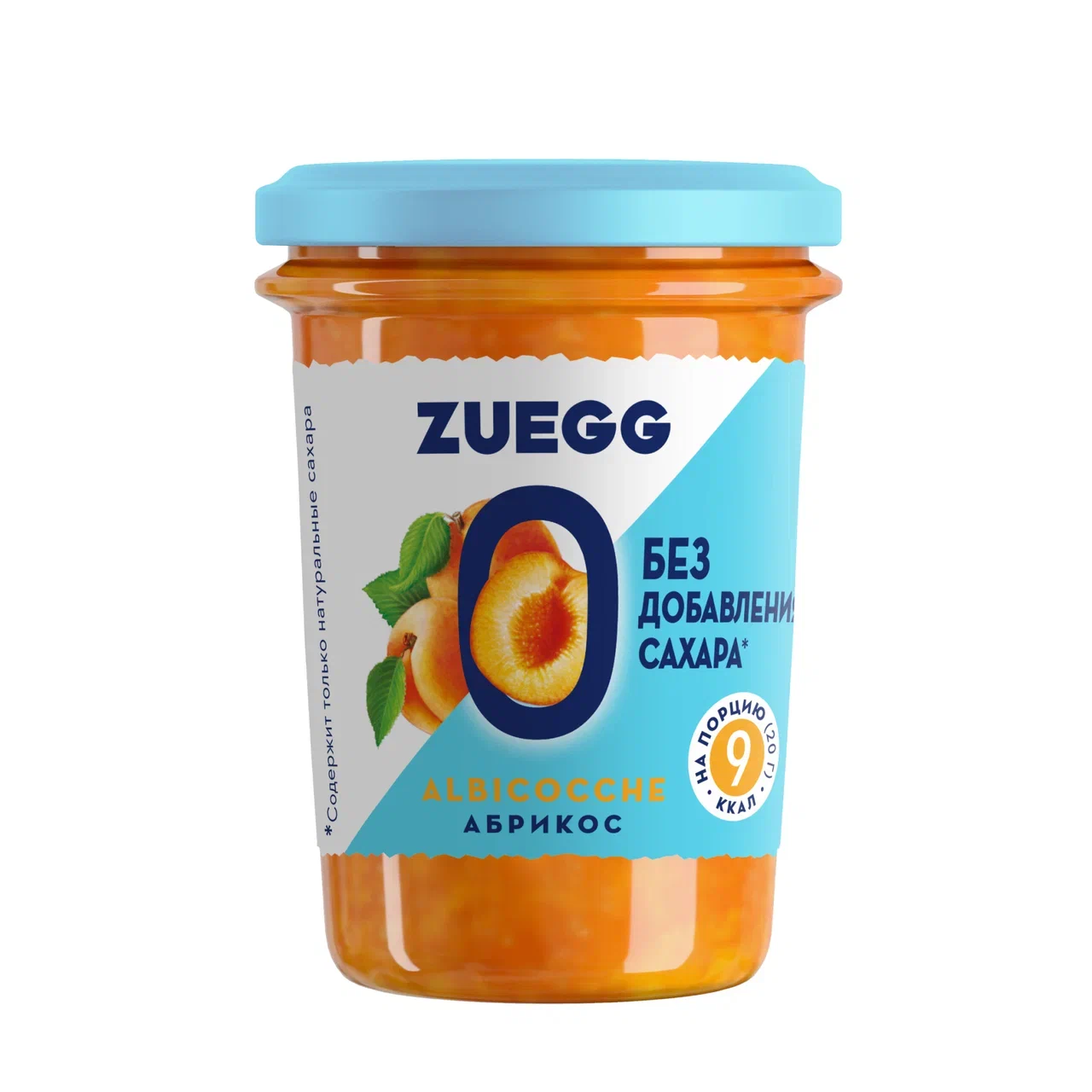 Конфитюр Zuegg Абрикос, без добавления сахара, 220 г