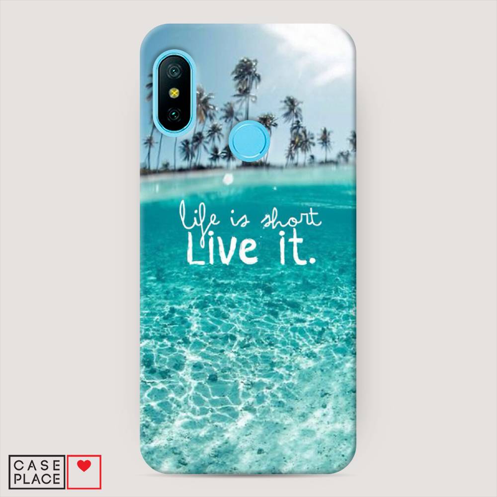 фото Пластиковый чехол "live it" на xiaomi mi a2 lite awog