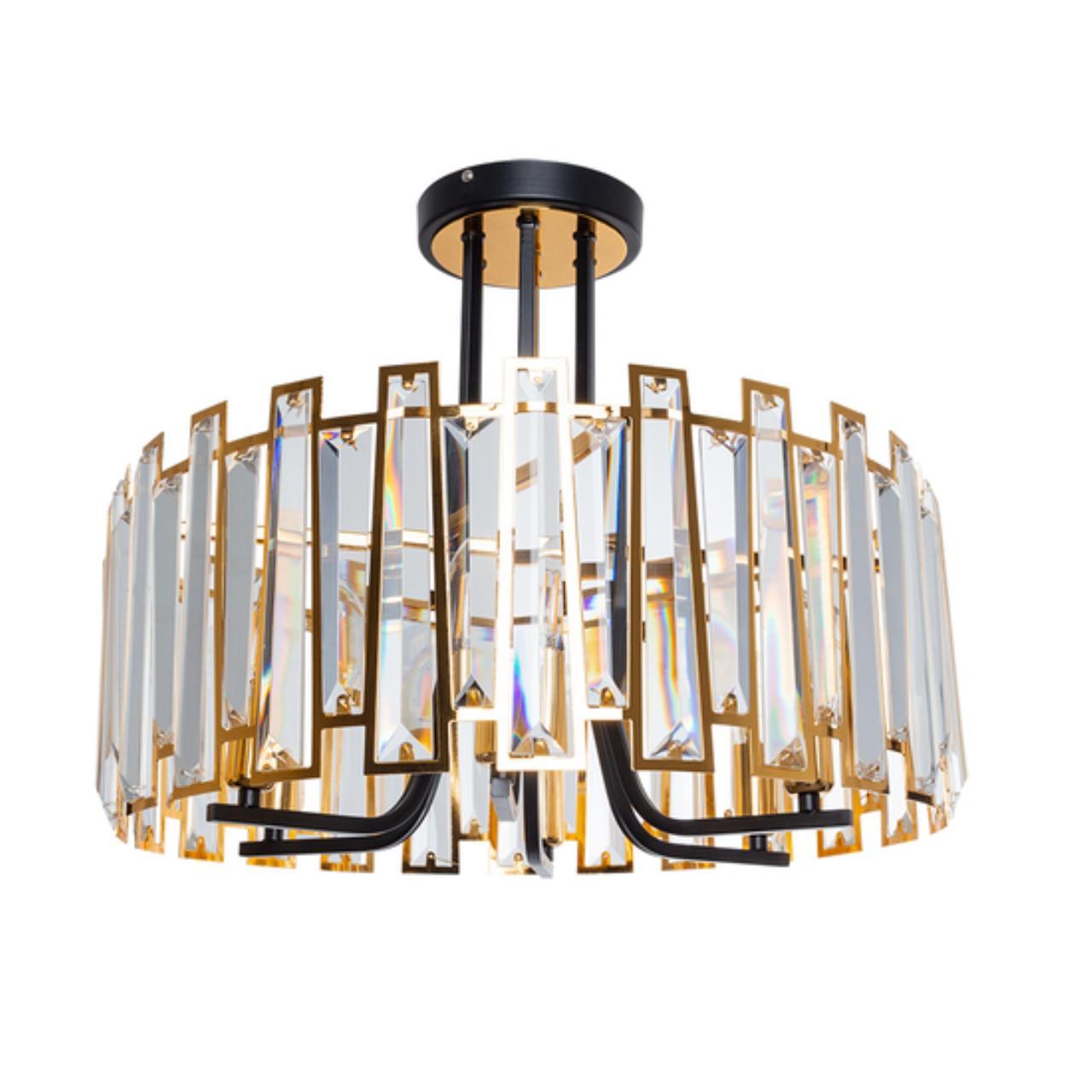 

Светильник потолочный Arte Lamp AMBER, A1028PL-6BK, 240W, E14