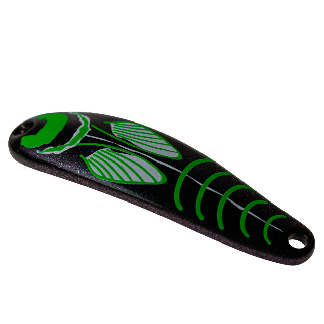 

Блесна SV Fishing Panic 3 г, BS09, 1 шт., Черный;зеленый, Panic