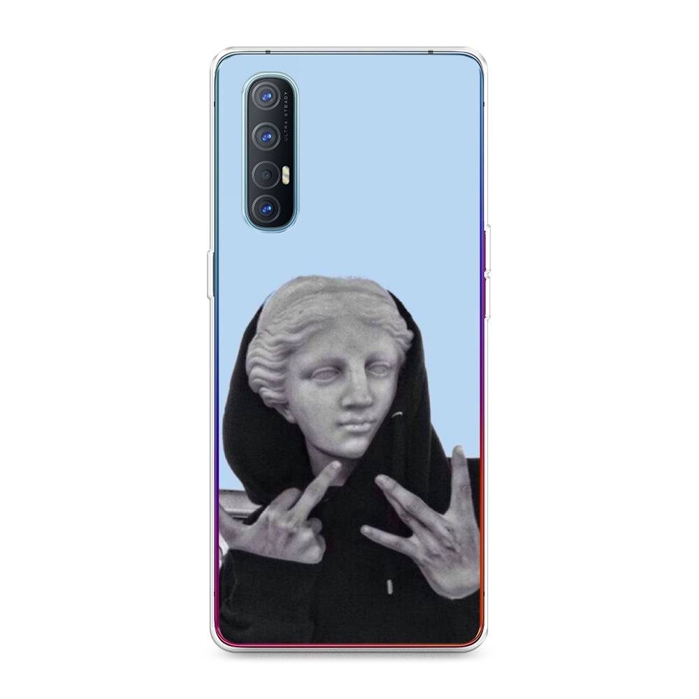 

Чехол Awog на Oppo Reno 3 Pro "SWAG статуя", Разноцветный, 252550-9