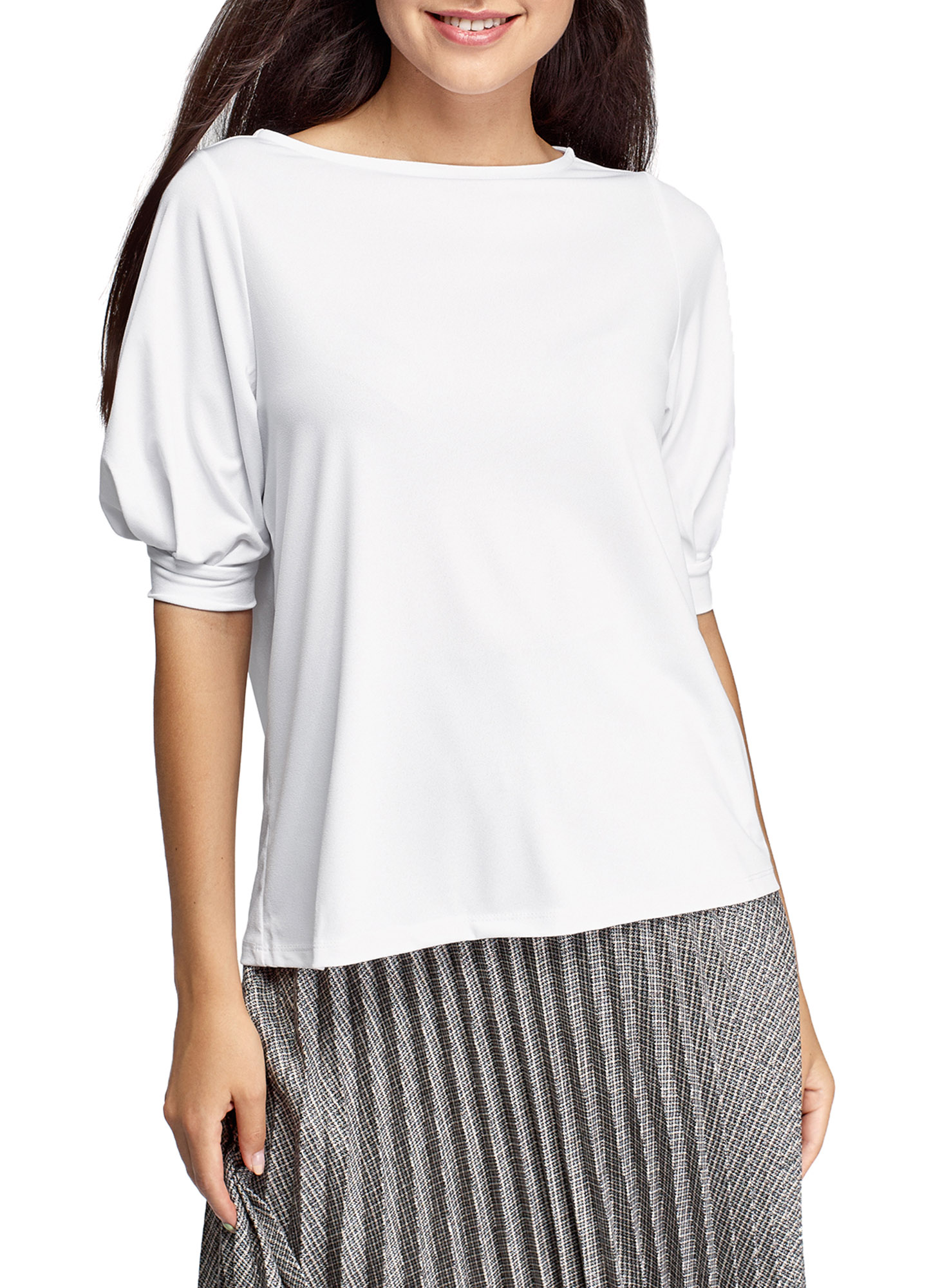 

Блуза женская oodji 14701113 белая 2XL, 14701113
