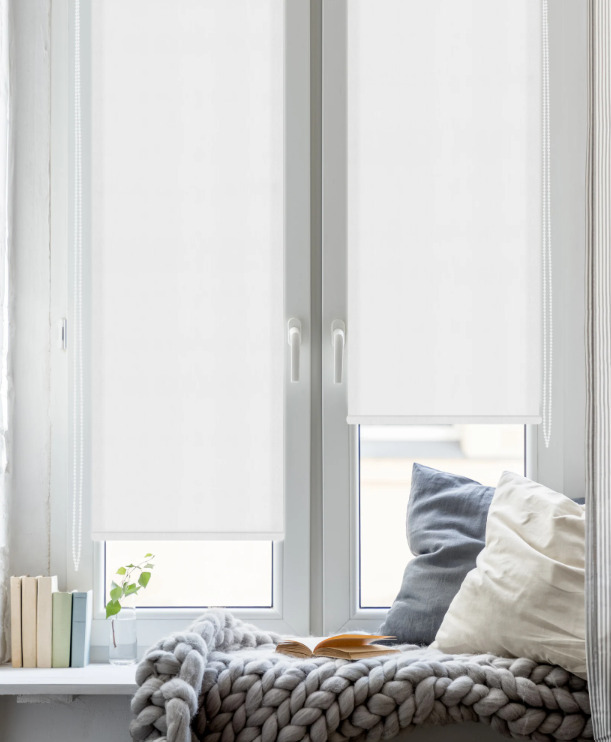 

Штора рулонная Inspire Шантунг 50x160 см белая, Shantung