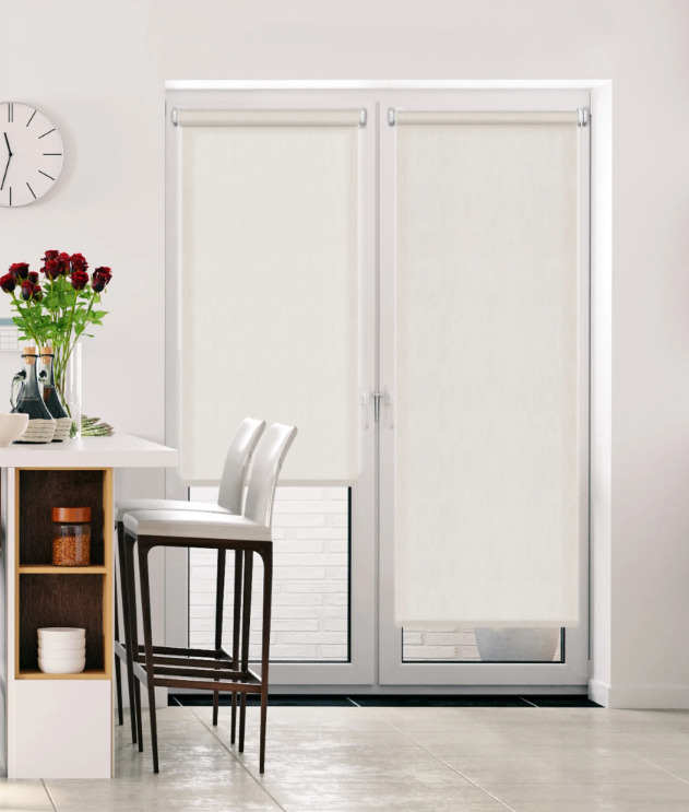 

Штора рулонная Inspire Шантунг 80x250 см бежевая, Shantung