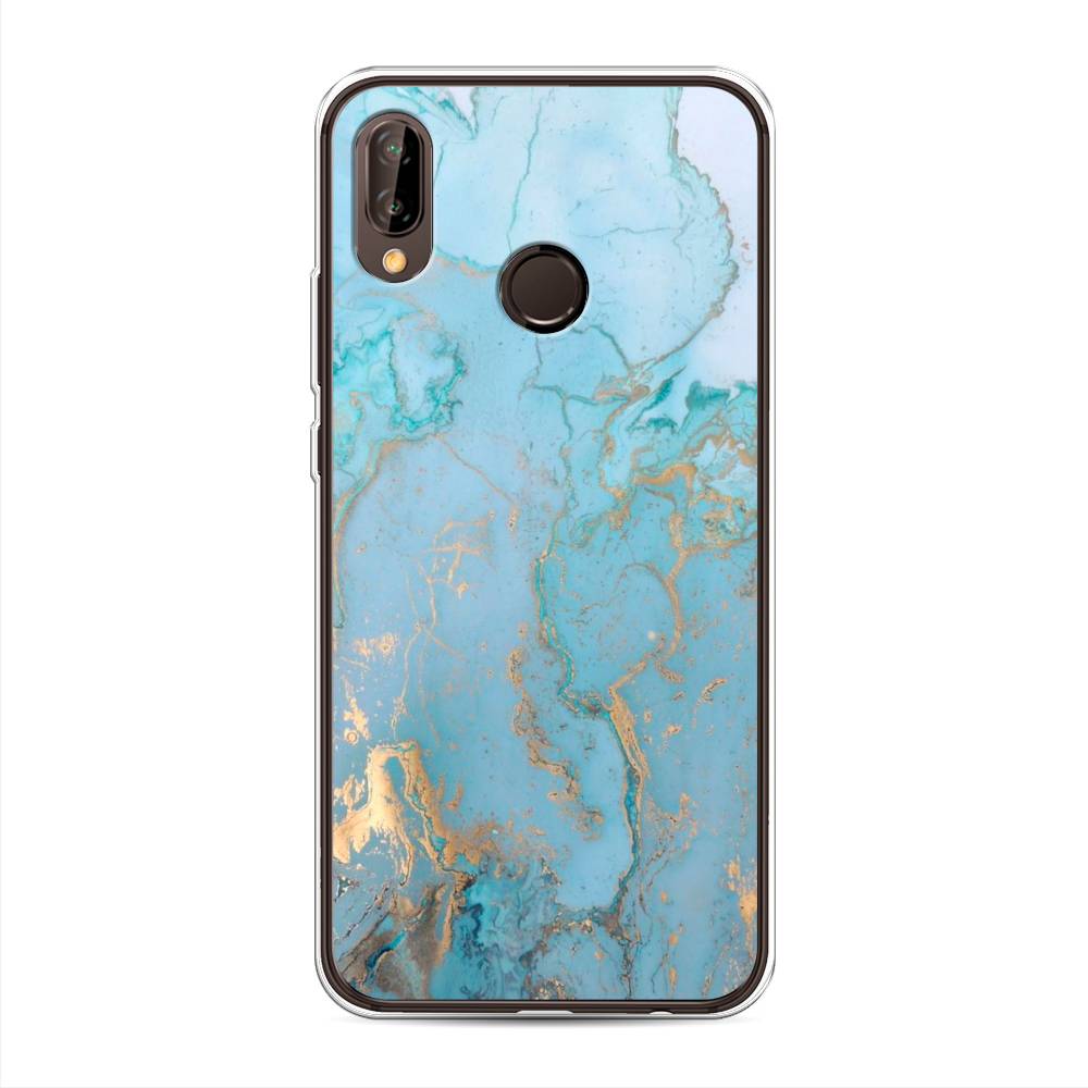 

Чехол Awog "Голубой мрамор рисунок" для Huawei Nova 3
