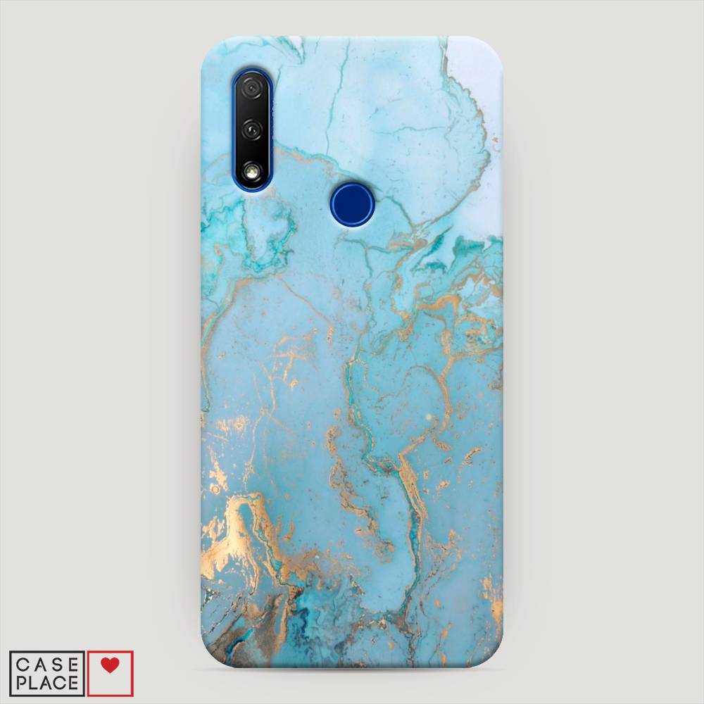 

Чехол Awog "Голубой мрамор рисунок" для Honor 9X, 69920-2