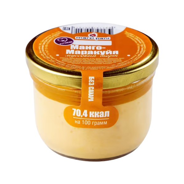 

Торт Marzi Pani Муссовый манго-маракуйя 125 г