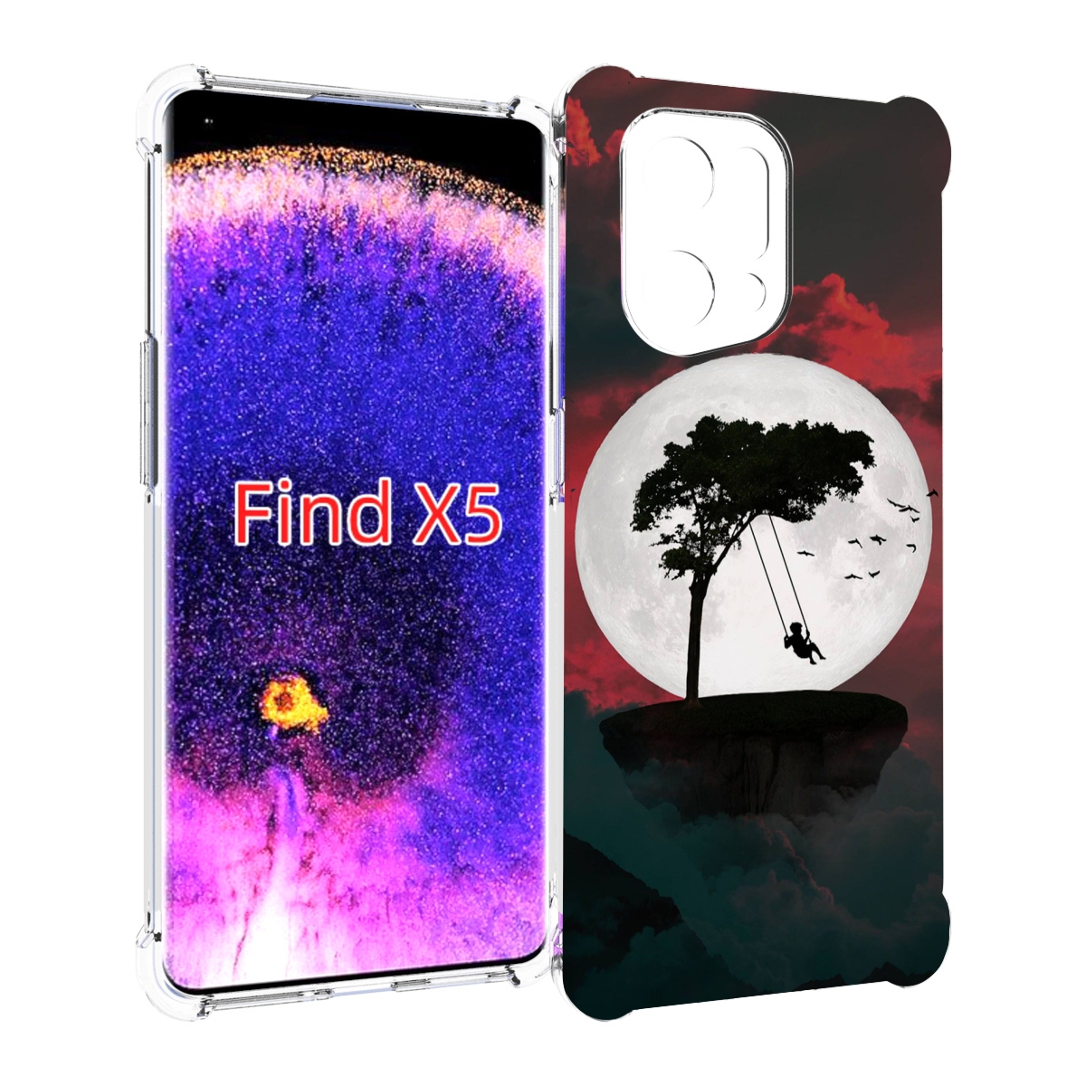 

Чехол MyPads качели-над-пропастью для Oppo Find X5, Прозрачный, Tocco
