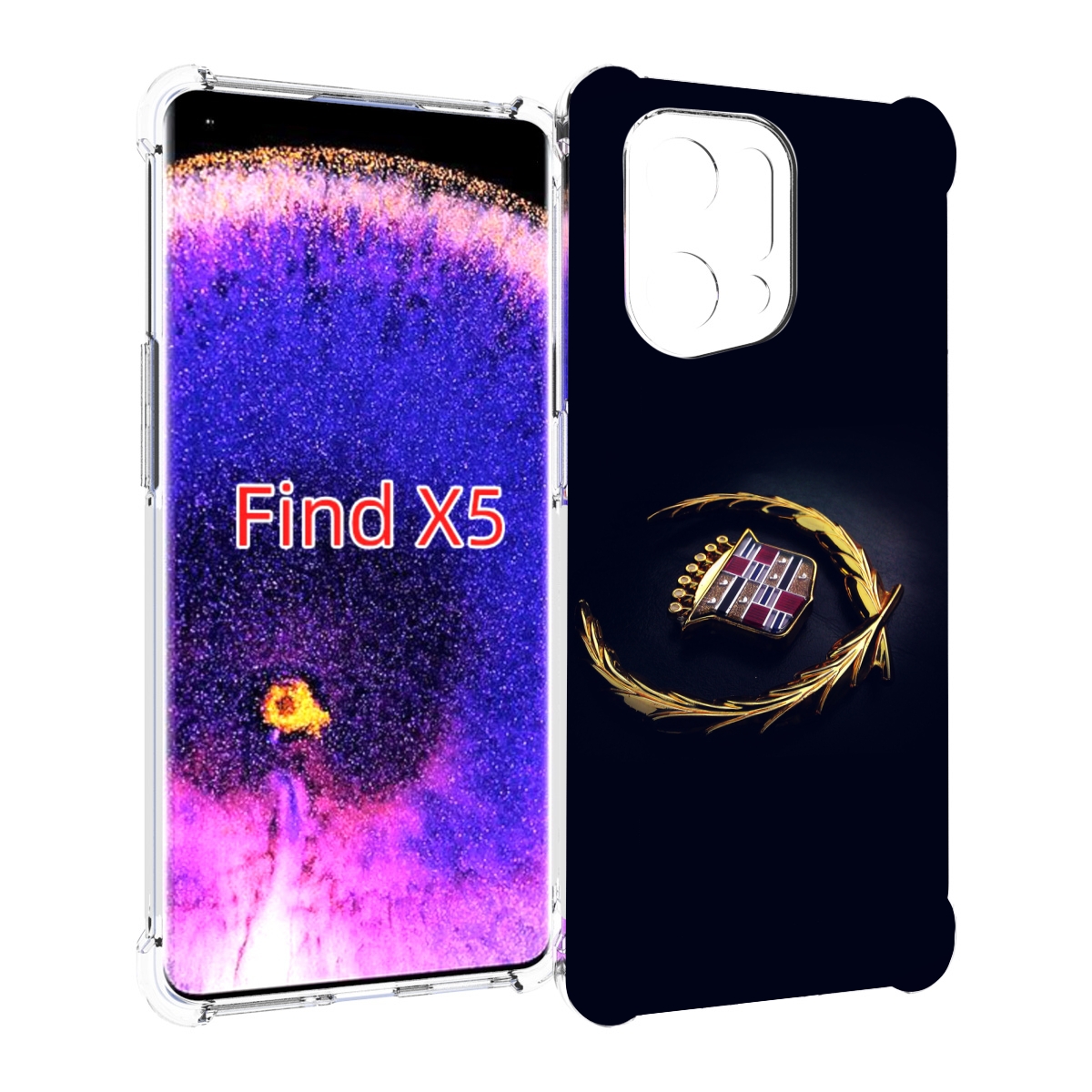 

Чехол MyPads cadillac 2 для Oppo Find X5, Прозрачный, Tocco