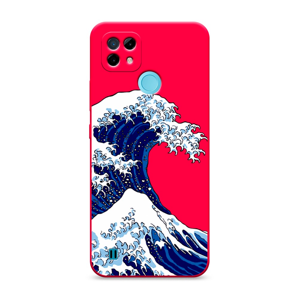 

Чехол Awog на Realme C21 "Волна в Канагаве", Разноцветный, 254953-1