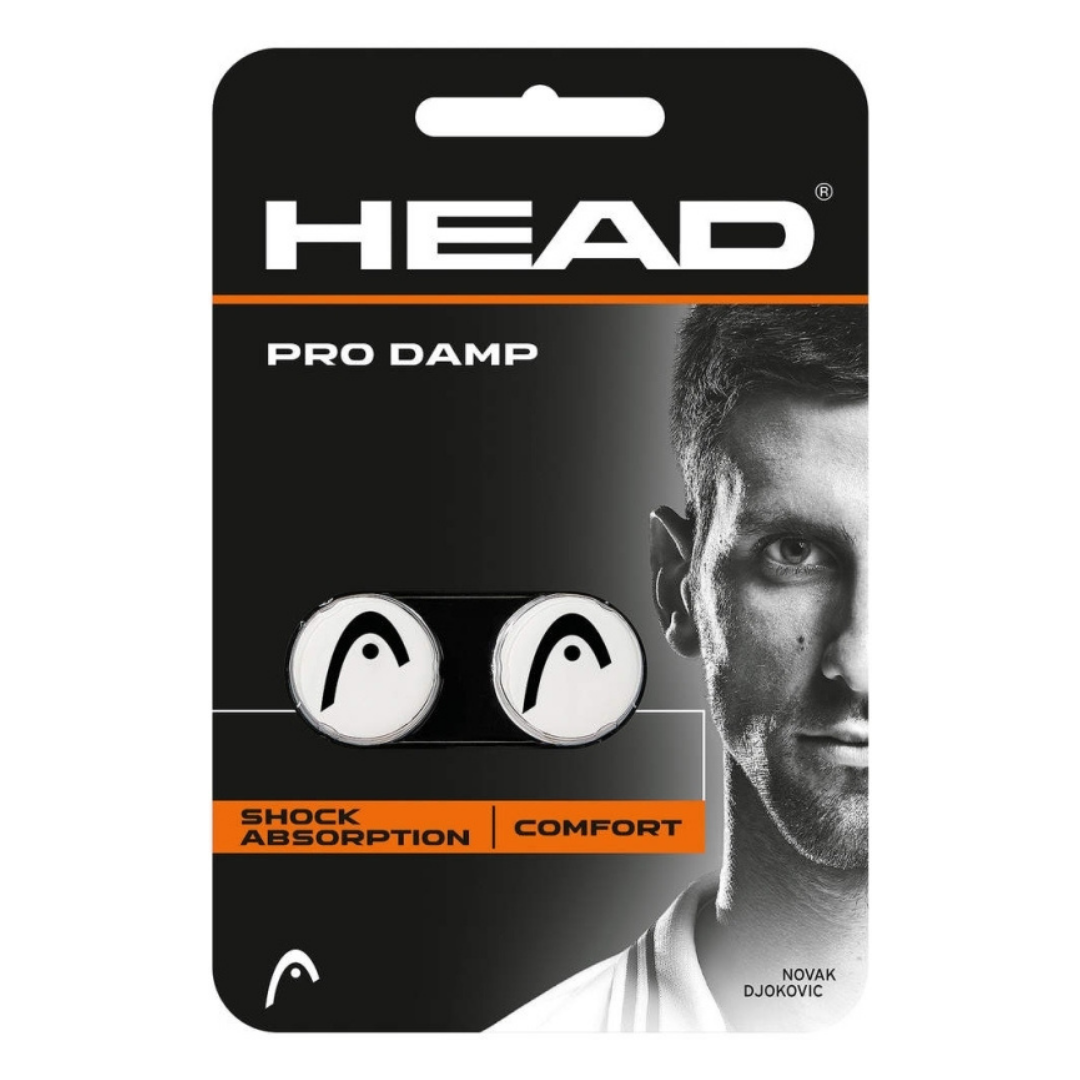 

Виброгаситель для теннисной ракетки Head Pro Damp x2 White, 2 шт., Белый, Pro Damp x2, White