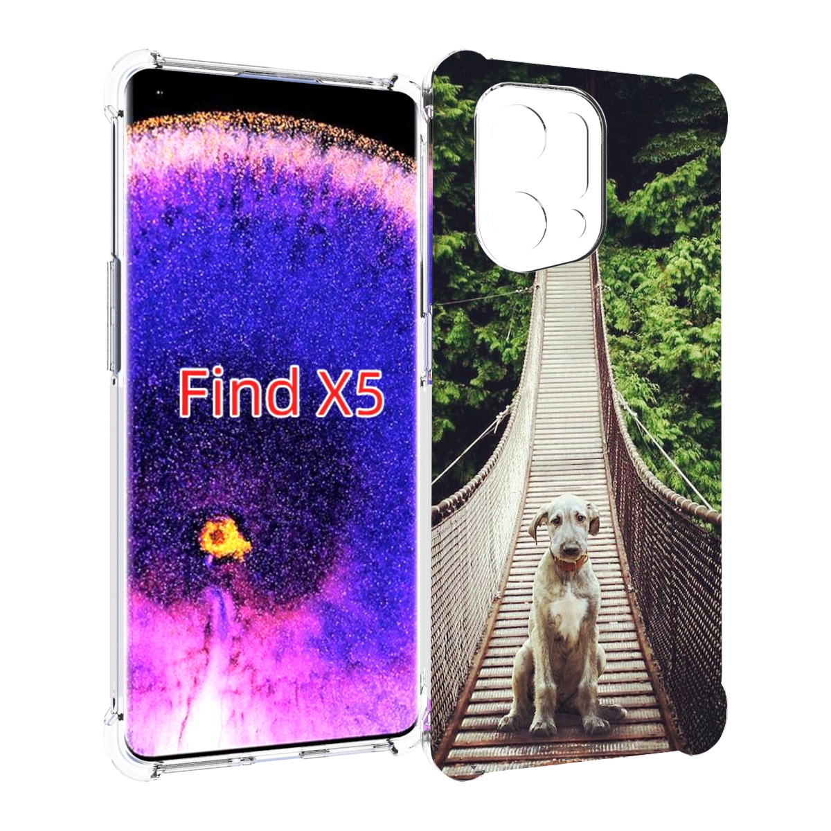 

Чехол MyPads ирландскии волкодав для Oppo Find X5, Прозрачный, Tocco