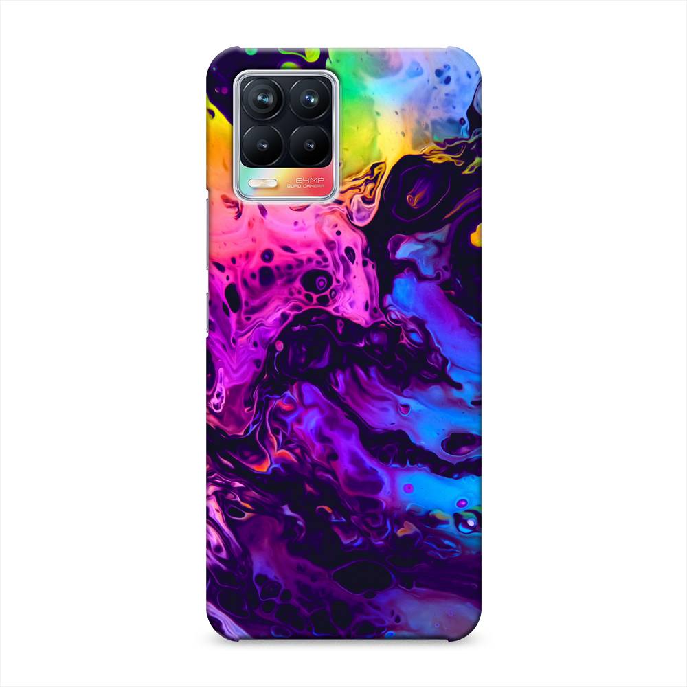 

Пластиковый чехол "ACID fluid" на Realme 8, 255420-2