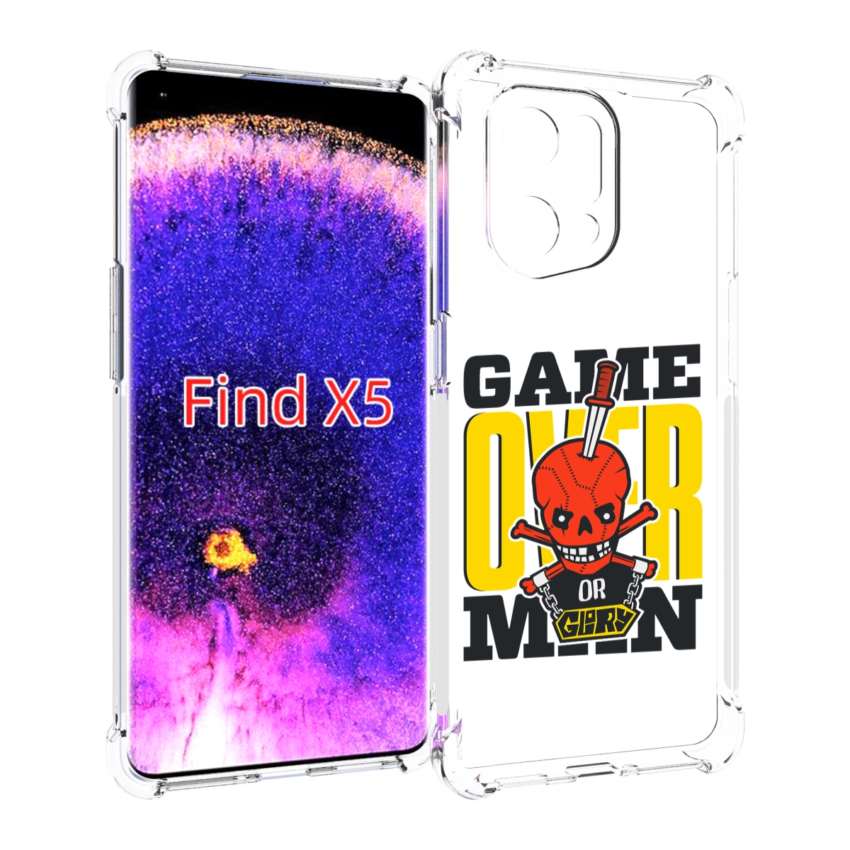 

Чехол MyPads игра-окончена-парень для Oppo Find X5, Прозрачный, Tocco