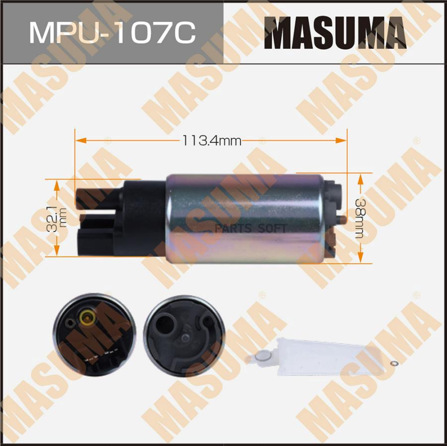 

Бензонасос MASUMA, RAV4, PRIUS / ZCA25W, NHW20L, сетка MPU-002, графитовый коллектор
