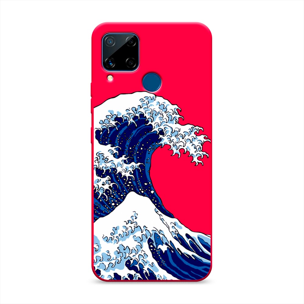

Чехол Awog на Realme C15 "Волна в Канагаве", Разноцветный, 255053-1