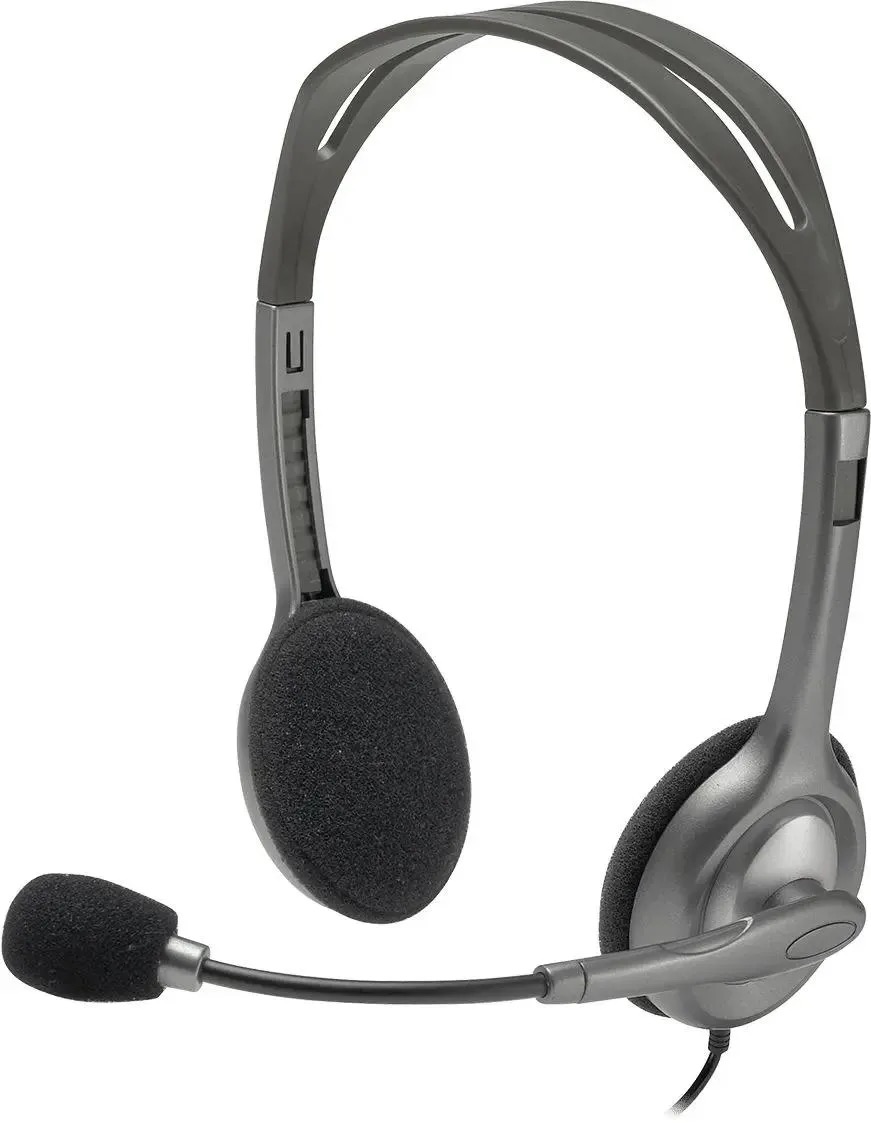 

Гарнитура Logitech Stereo H110, для контактных центров, накладные, проводные, серебристы, Гарнитура Logitech Stereo H110, для контактных центров, накладные, проводные, серебристый [981-000271]