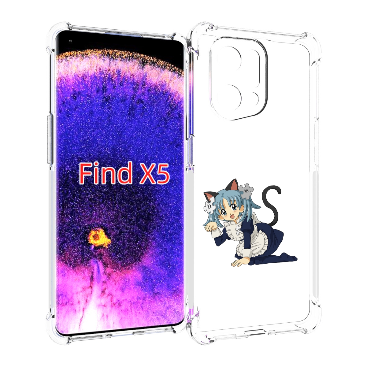 

Чехол MyPads аниме3 для Oppo Find X5, Прозрачный, Tocco