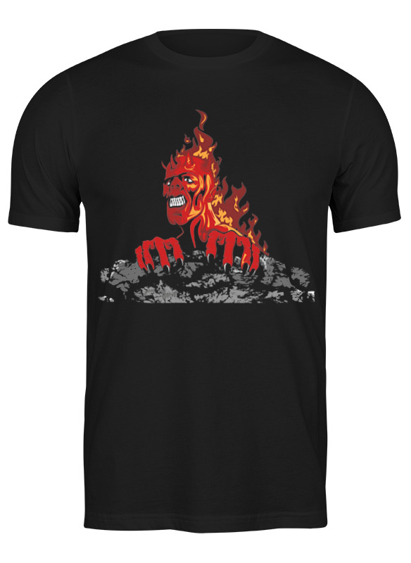 

Футболка мужская Printio Devil черная M, Черный, Devil