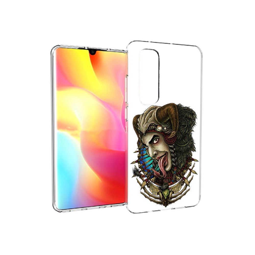 

Чехол MyPads Tocco для Xiaomi Mi Note 10 Lite длинный язык (PT149714.254.330), Прозрачный, Tocco