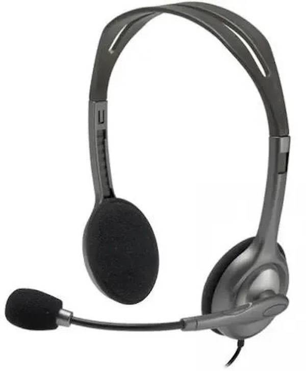 

Гарнитура Logitech H111, для компьютера, накладные, проводные, серый 981-000594, Гарнитура Logitech H111, для компьютера, накладные, проводные, серый [981-000594]