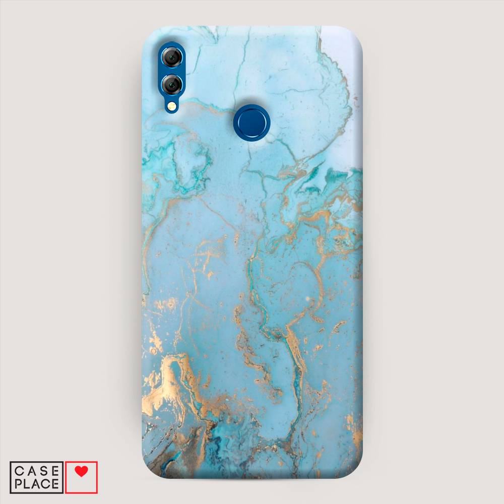 

Чехол Awog "Голубой мрамор рисунок" для Honor 8X, 66720-2