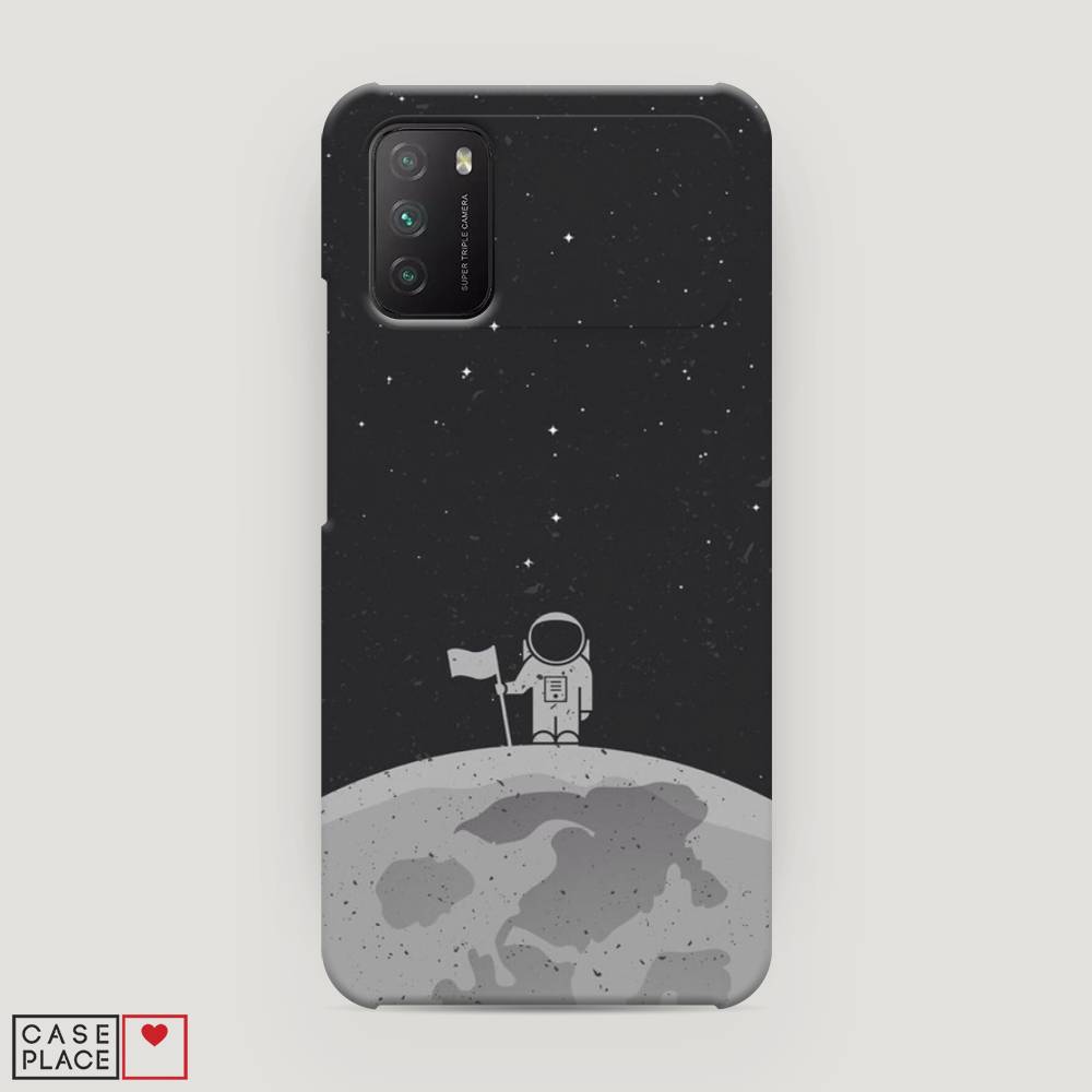 

Пластиковый чехол "Первый на Луне" на Xiaomi Poco M3, 39520-3