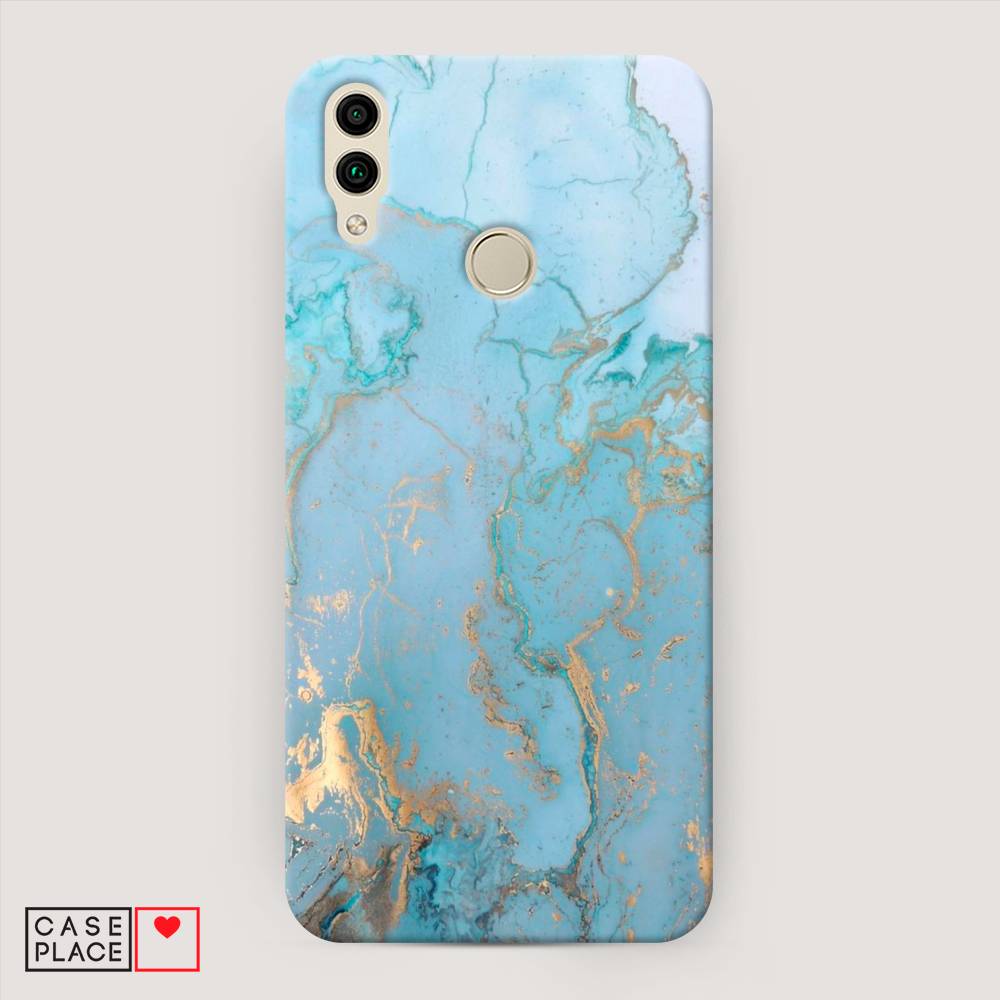 

Чехол Awog "Голубой мрамор рисунок" для Honor 8C, 67120-2