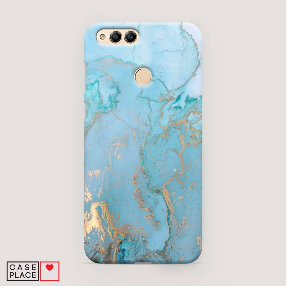 

Чехол Awog "Голубой мрамор рисунок" для Honor 7X, 63720-2