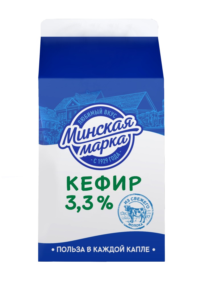 

Кефир Минская марка 3,3% 500мл