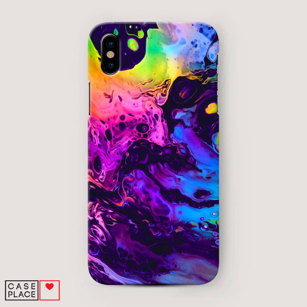 

Пластиковый чехол "ACID fluid" на Apple iPhone XS Max (10S Max), 11920-2