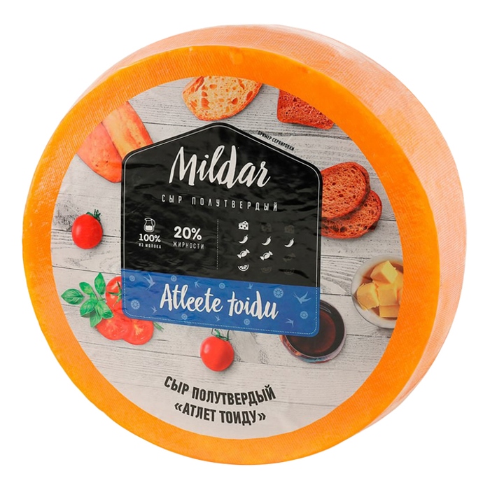 

Сыр Милдар Атлет Тоиду 20% 1кг