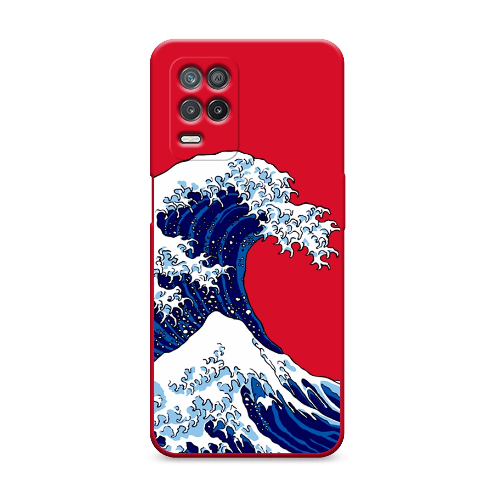 

Чехол Awog на Realme 8 5G/Narzo 30 5G "Волна в Канагаве", Разноцветный, 257053-1