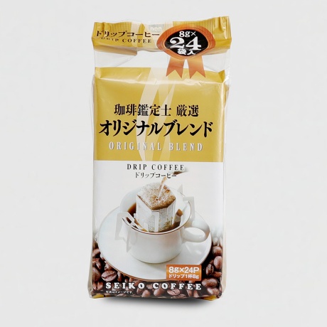 Молотый кофе SEIKO Coffee в дрип-пакетах Original BLEND 24 x 8 г. 192г. Japan