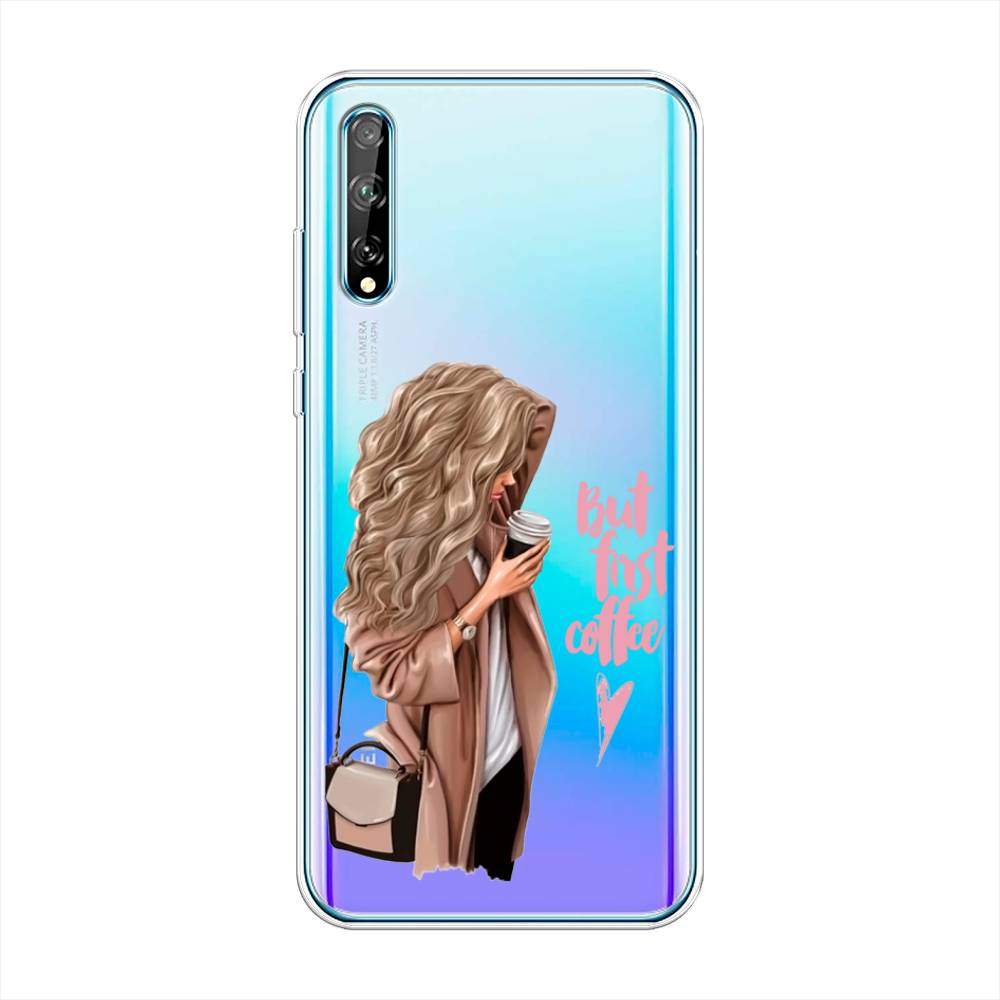 

Чехол Awog "Девушка с кофе" для Huawei Y8p