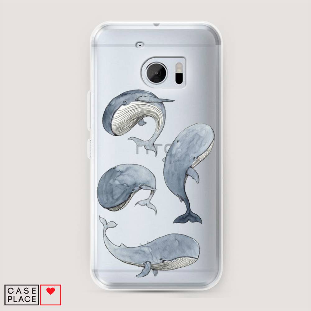

Чехол Awog на HTC One M10 (HTC 10) / Эйчтиси One M10 (Эйчтиси 10) "Киты", 101950-1