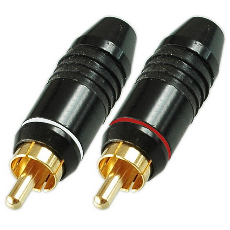 

Разъем RCA Pro Legend PL2160, красный и белый, 47мм, PL2160