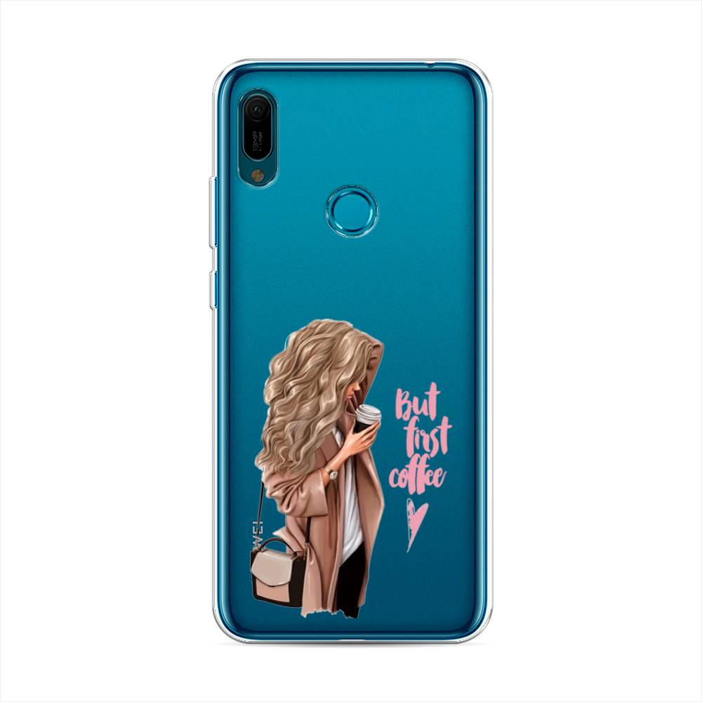 

Чехол Awog "Девушка с кофе" для Huawei Y6 2019