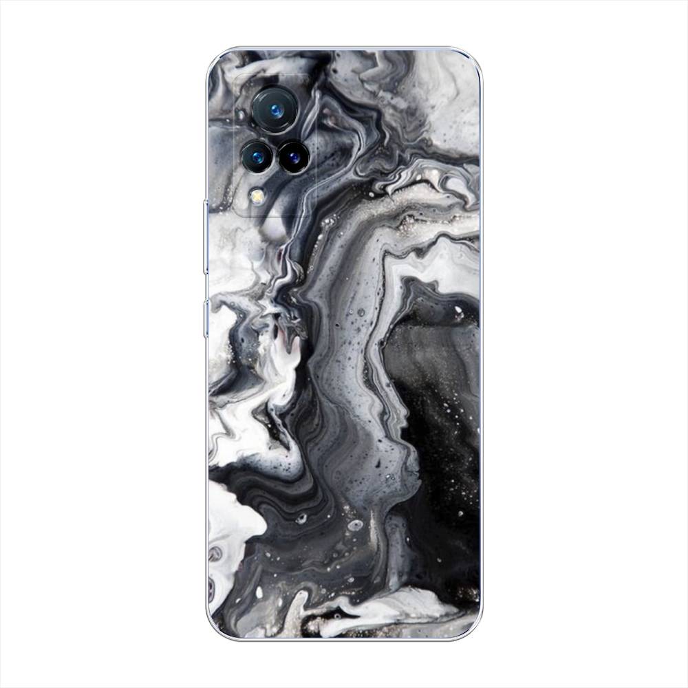 

Чехол Awog на Vivo V21 "Бело-черные сложные полосы", Разноцветный, 264350-3
