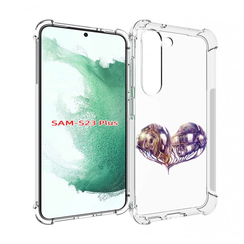 

Чехол MyPads сердце абстракция для Samsung Galaxy S23 Plus +, Прозрачный, Tocco