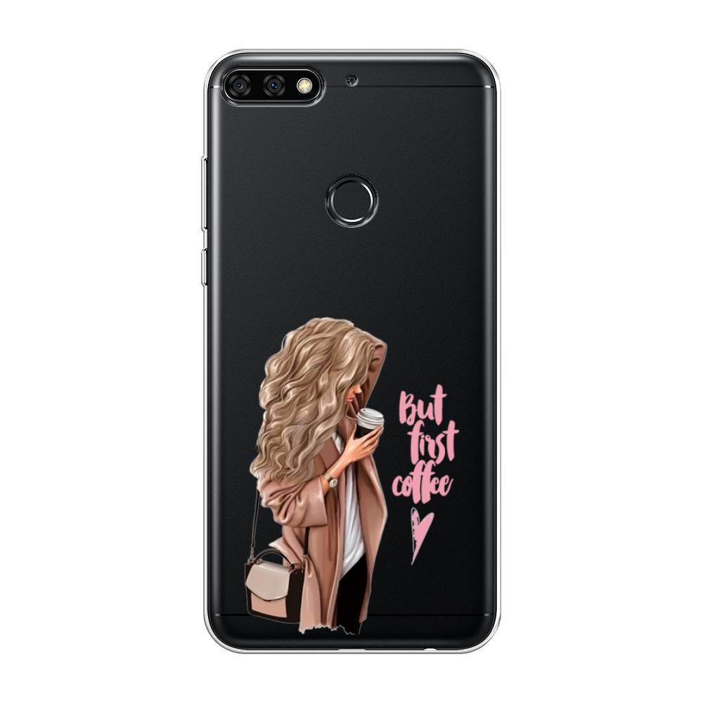 

Чехол Awog "Девушка с кофе" для Huawei Nova 2 Lite