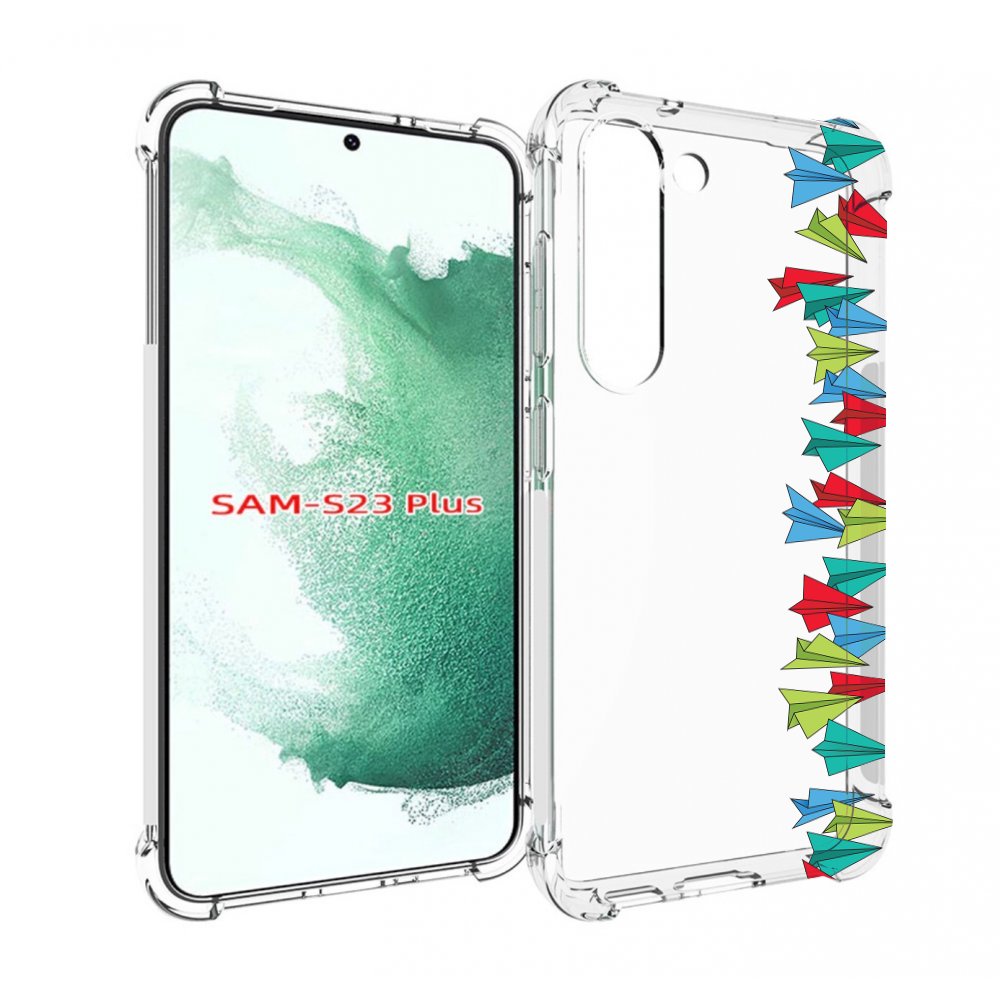

Чехол MyPads самолетики из листочков для Samsung Galaxy S23 Plus +, Прозрачный, Tocco
